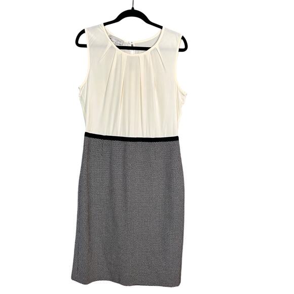 Hobbs London dress size 10 tweed professional corporate work secretary cream - Picture 3 of 13